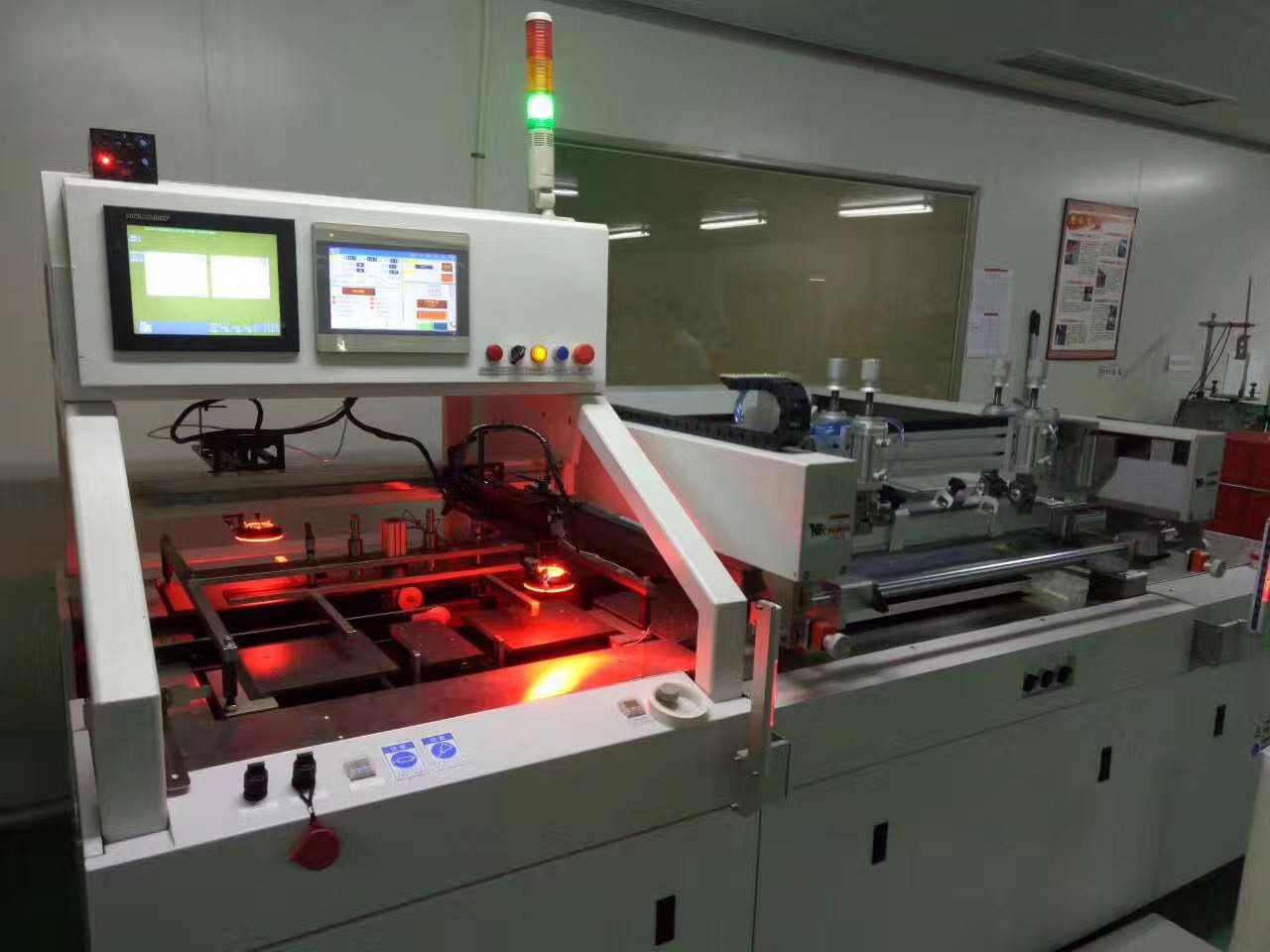 CCD PCB Screen Printing Machine 4 Post Type